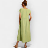 Lehká bavlněná šaty s kapsami