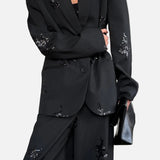 Aurora Sequin – Dámský komplet saka a kalhot