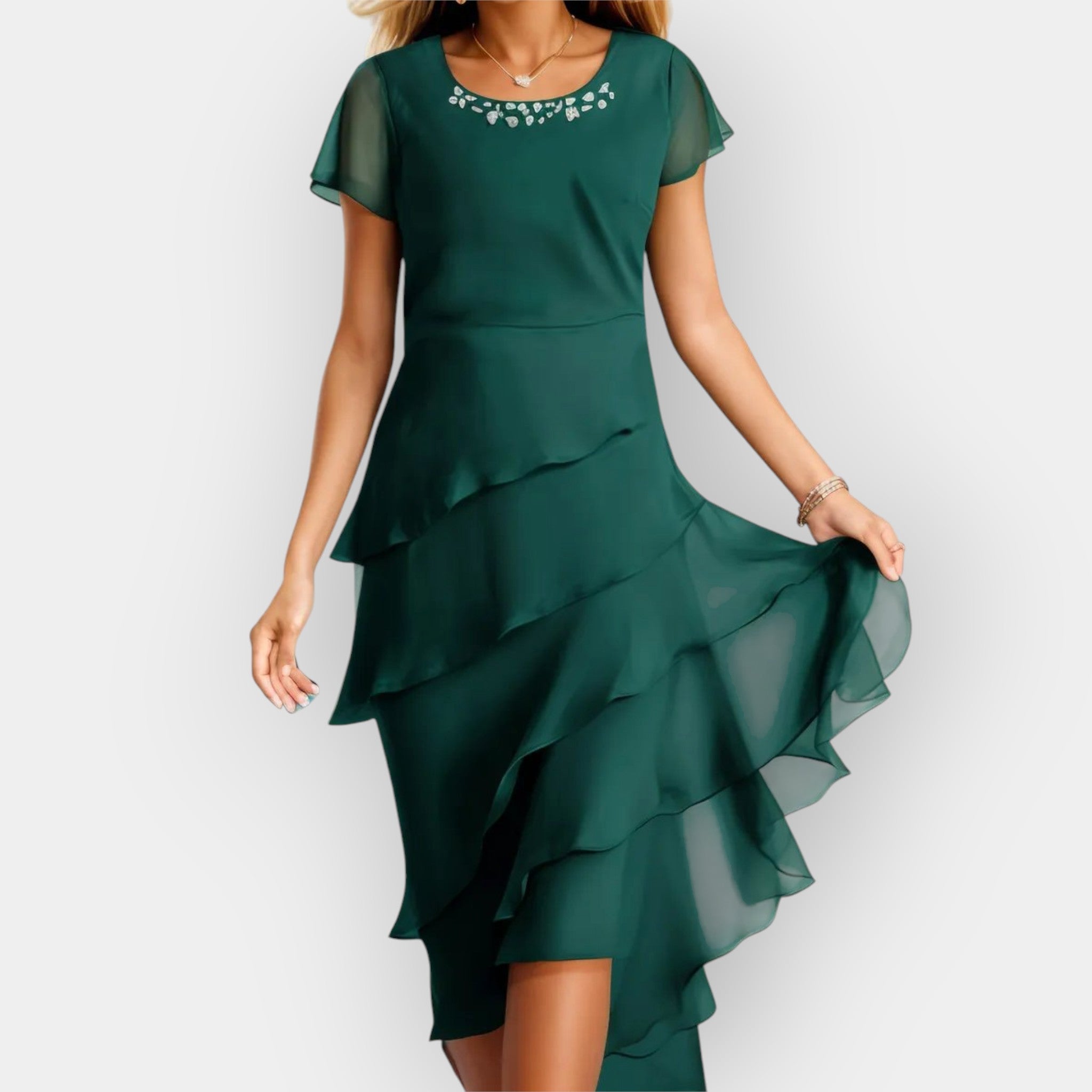 Vzdušné šifónové šaty