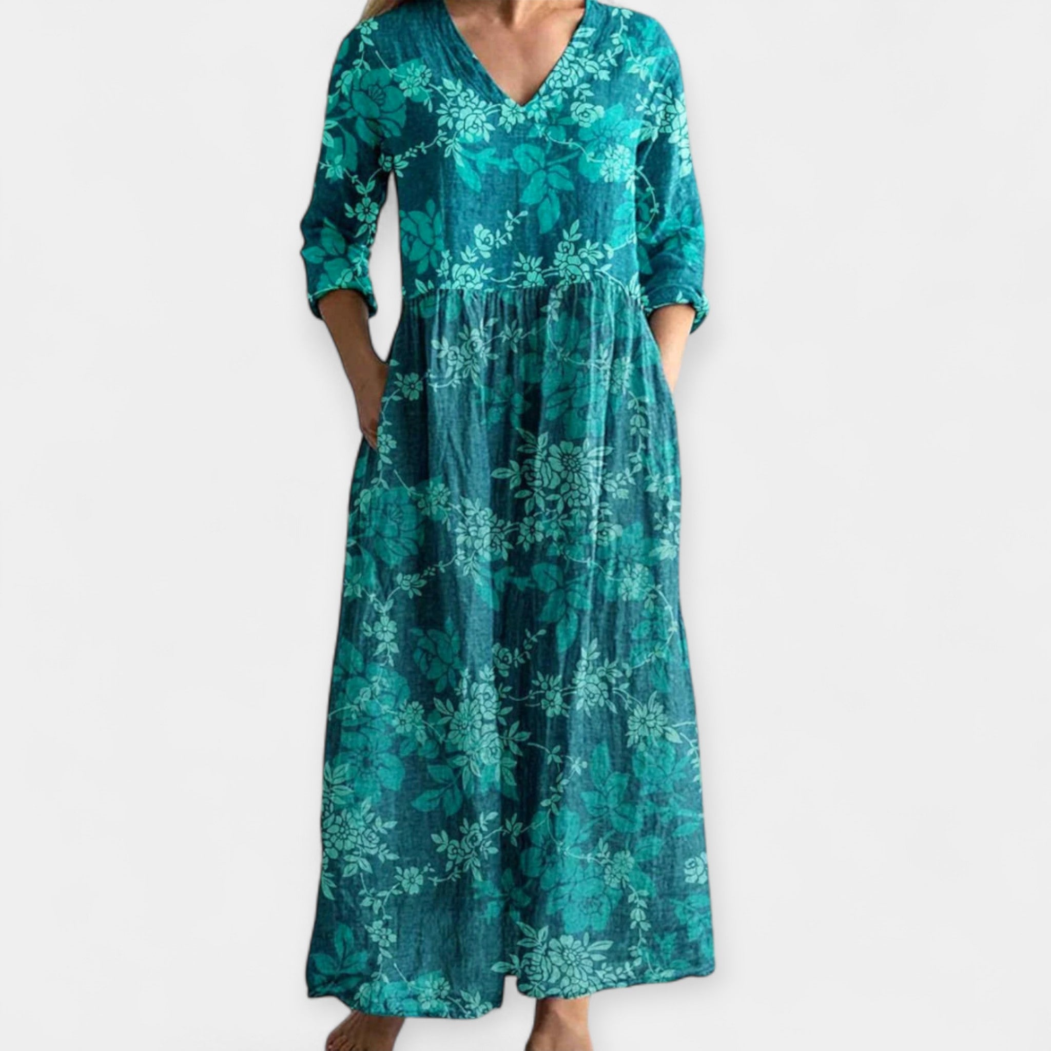 Lehké květinové šaty