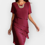 Elegantní šifónové šaty