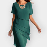 Elegantní šifónové šaty