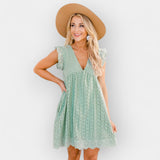 Letní šaty s hidden šortkami a kapsami