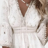 Boho letní mini šaty