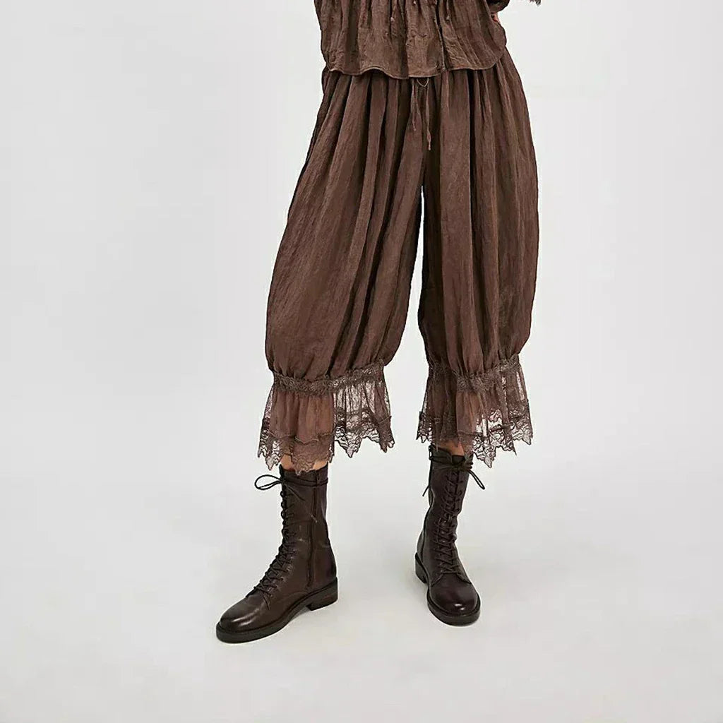 Boho Kalhoty s Krajkou