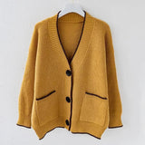 Stylový oversized pletený vest