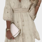 Boho letní mini šaty