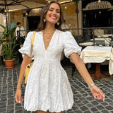 AURA - Puff Mini Šaty