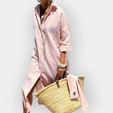 Šaty košilového typu na léto