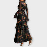 Šaty Seraphina s květinovým vzorem