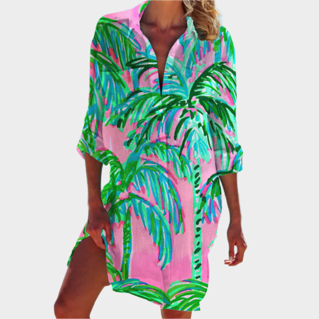 Klasická košilová šaty