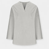 Lněná plážová blůza