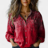 Vintage tištěná blůza