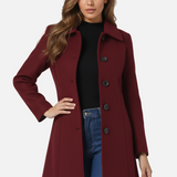 Josephine - Single Breasted Winter Trench Coat