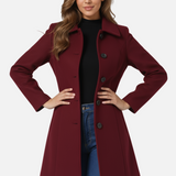 Josephine - Single Breasted Winter Trench Coat