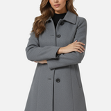 Josephine - Single Breasted Winter Trench Coat