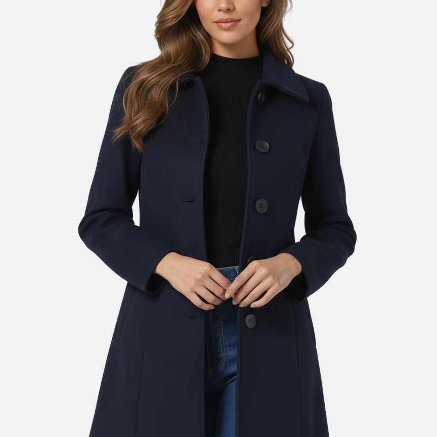 Josephine - Single Breasted Winter Trench Coat