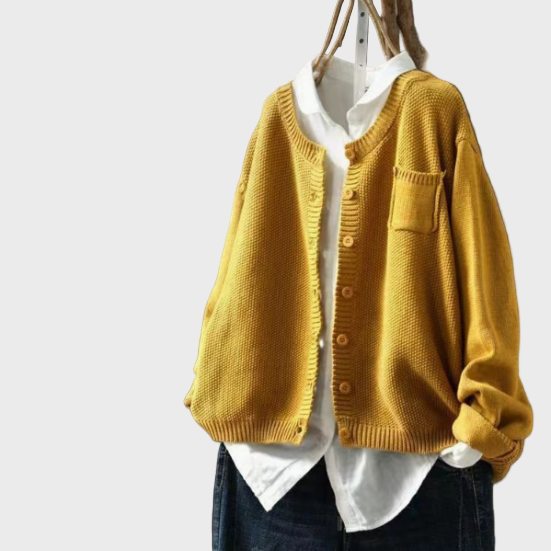 Měkký pletený vest