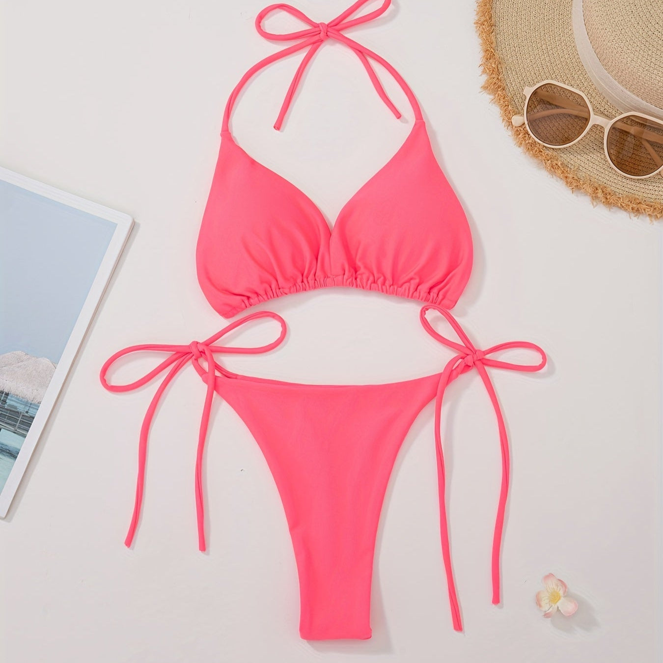 Halter Bikini s V Slipem