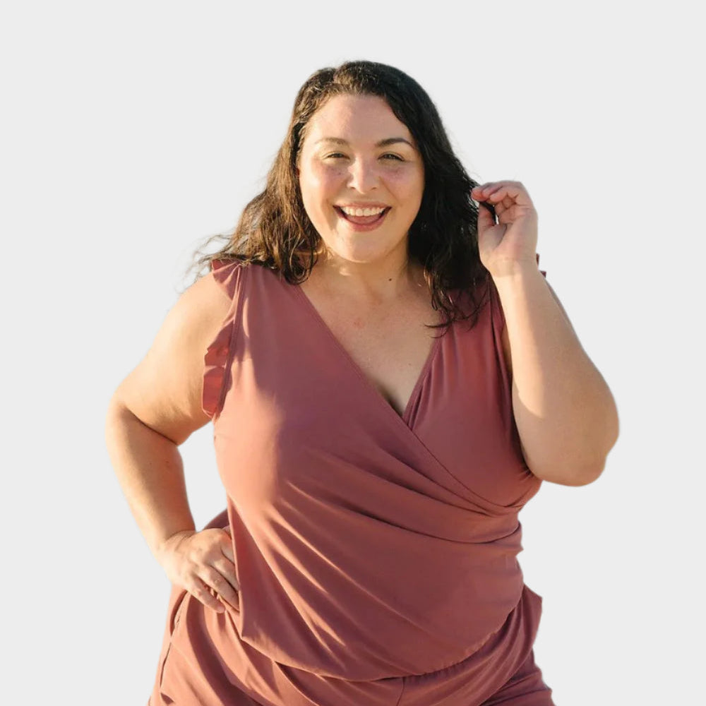 Plavky s Volány a Podporou Prsů