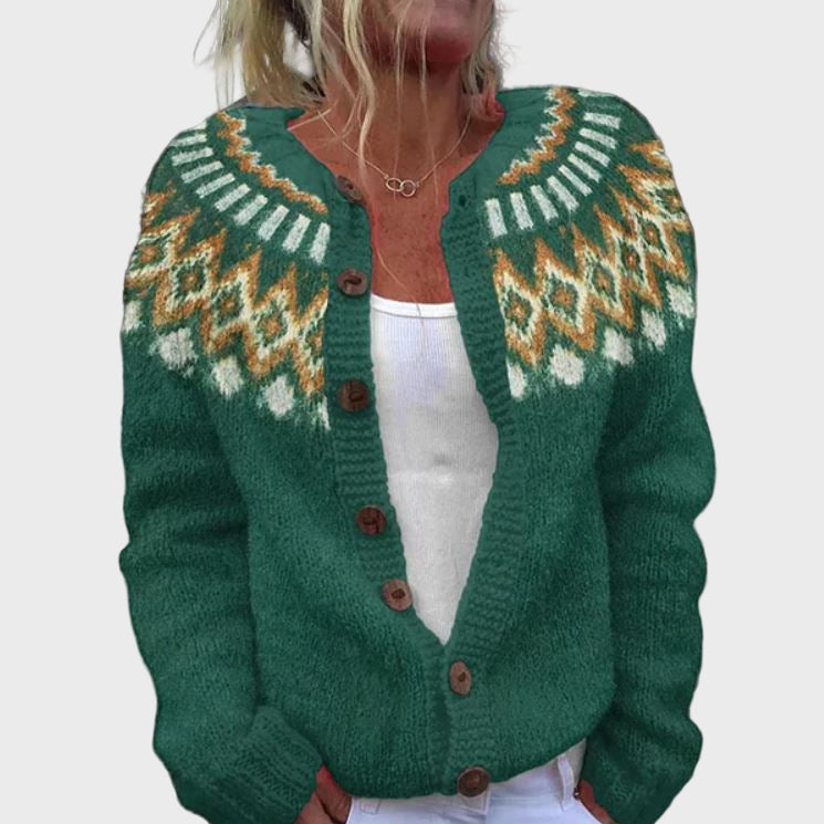 Pohodlný pletený vest