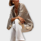 Pruhovaná košile rafinovaného stylu