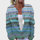 Pletená vesta s designem