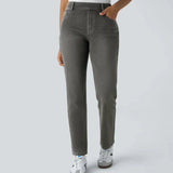 Elastické a pohodlné kalhoty s vysokým pasem