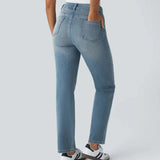 Elastické a pohodlné kalhoty s vysokým pasem