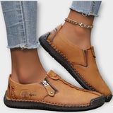 Měkké kožené slip-on mokasíny