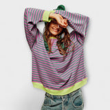 Mary - Pruhovaný Oversized Svetr