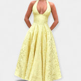 Midi šaty s odhaleným zadním dílem a korzetovým designem