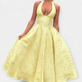 Midi šaty s odhaleným zadním dílem a korzetovým designem