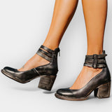 Pohodlné sandály na podpatku