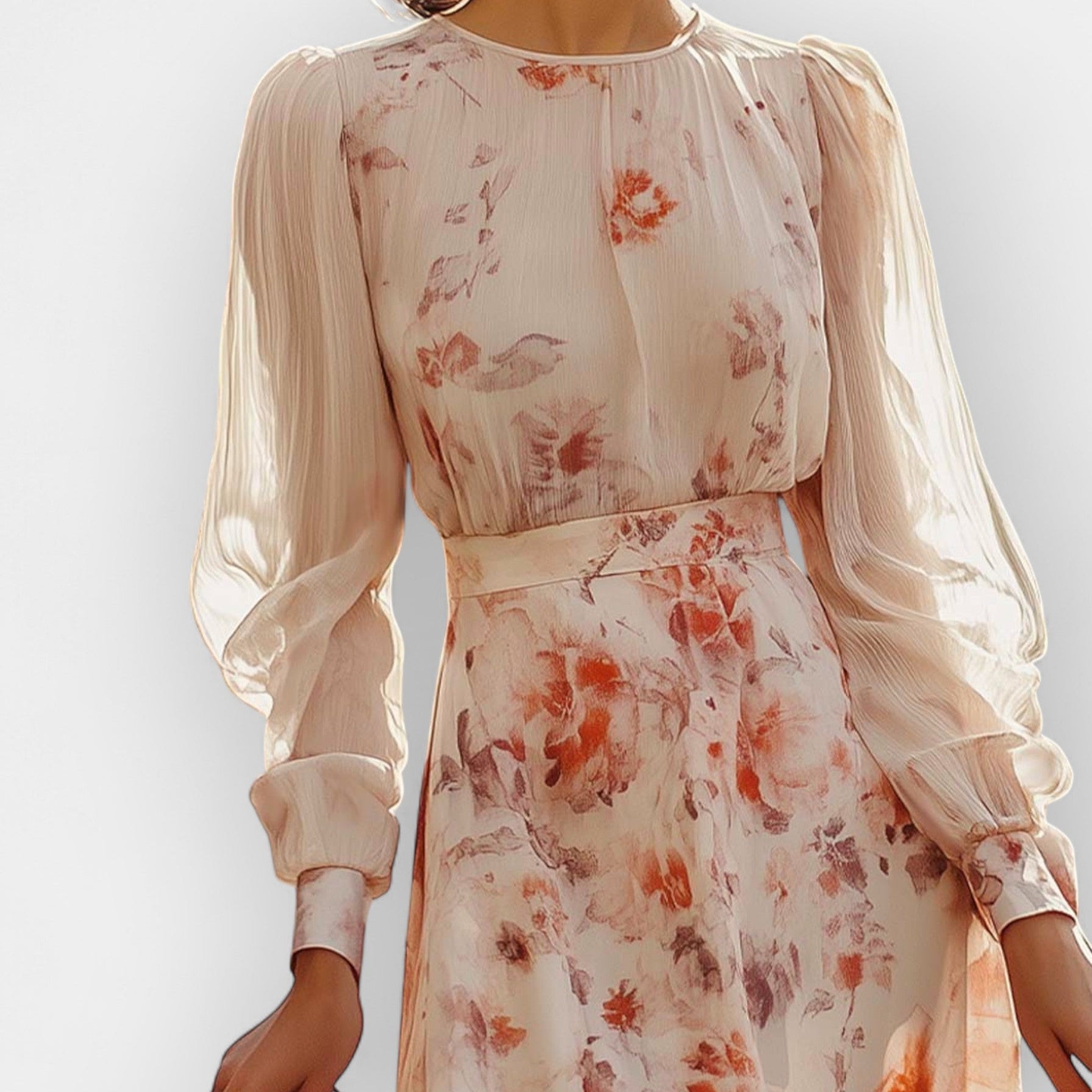 Romantické šaty s plisováním