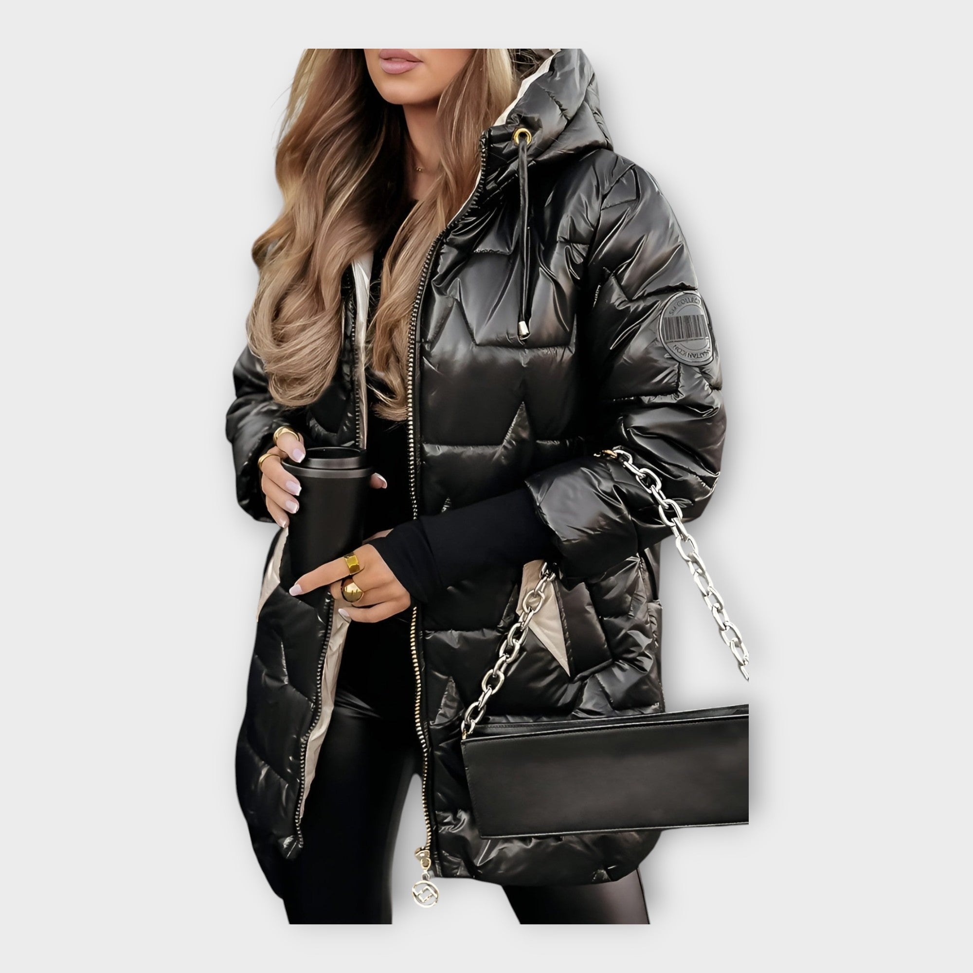 Luxusní teplý puffer