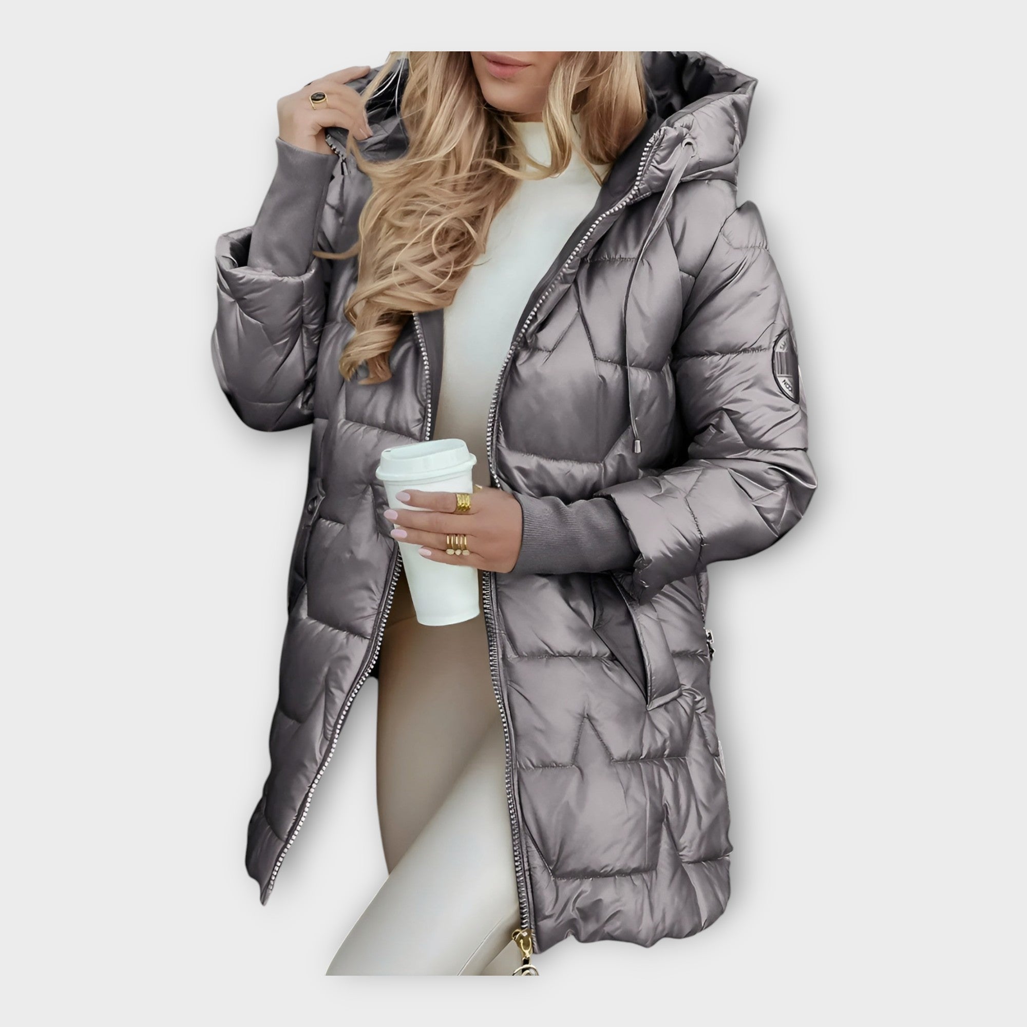 Luxusní teplý puffer