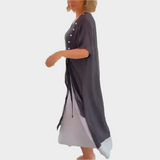 Klasické maxi šaty v jednobarevné variantě