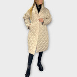 Oboustranná prošívaná bunda s leopardím podšívkou