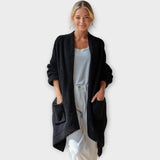 Pohodlný otevřený kardigan