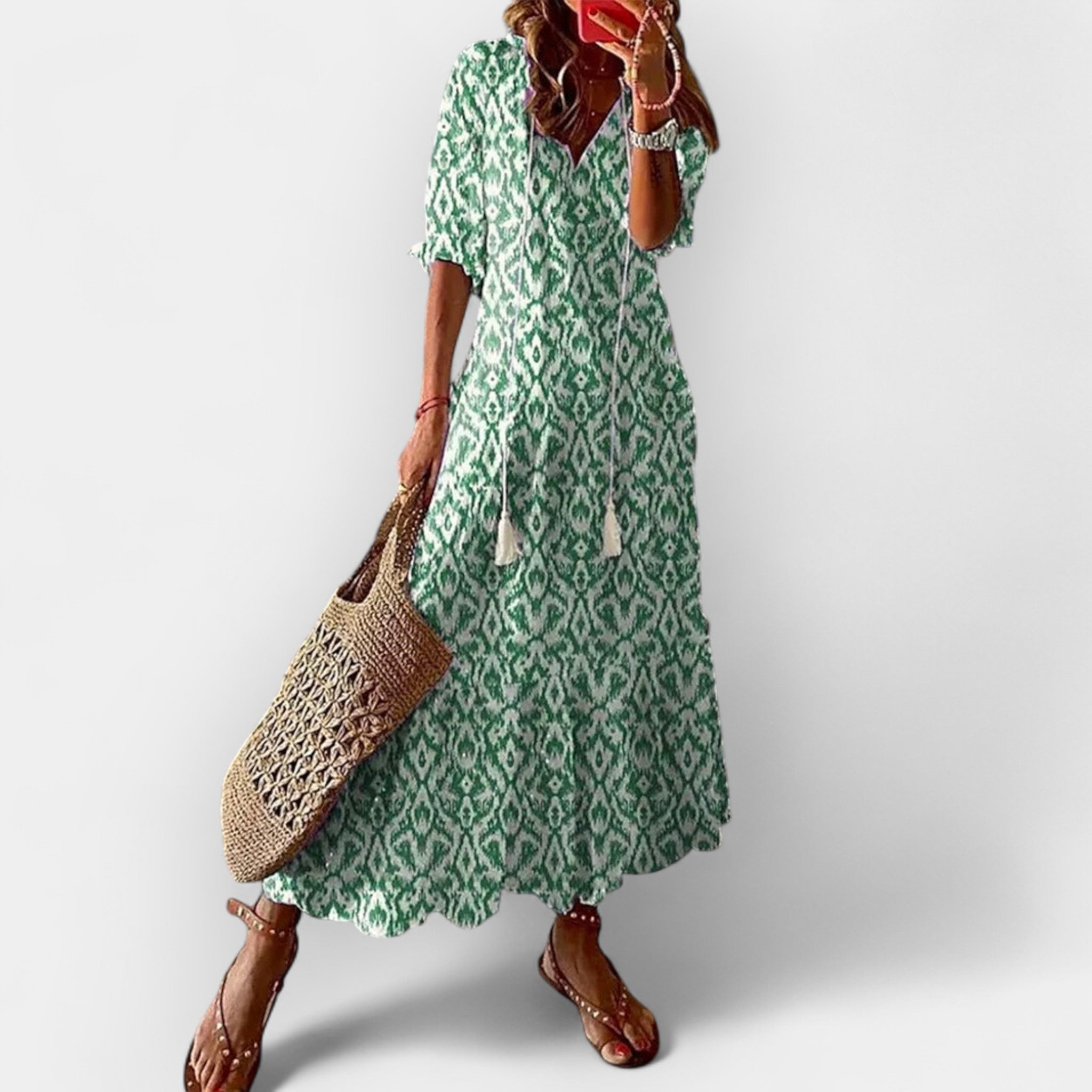 Maxi šaty v boho stylu