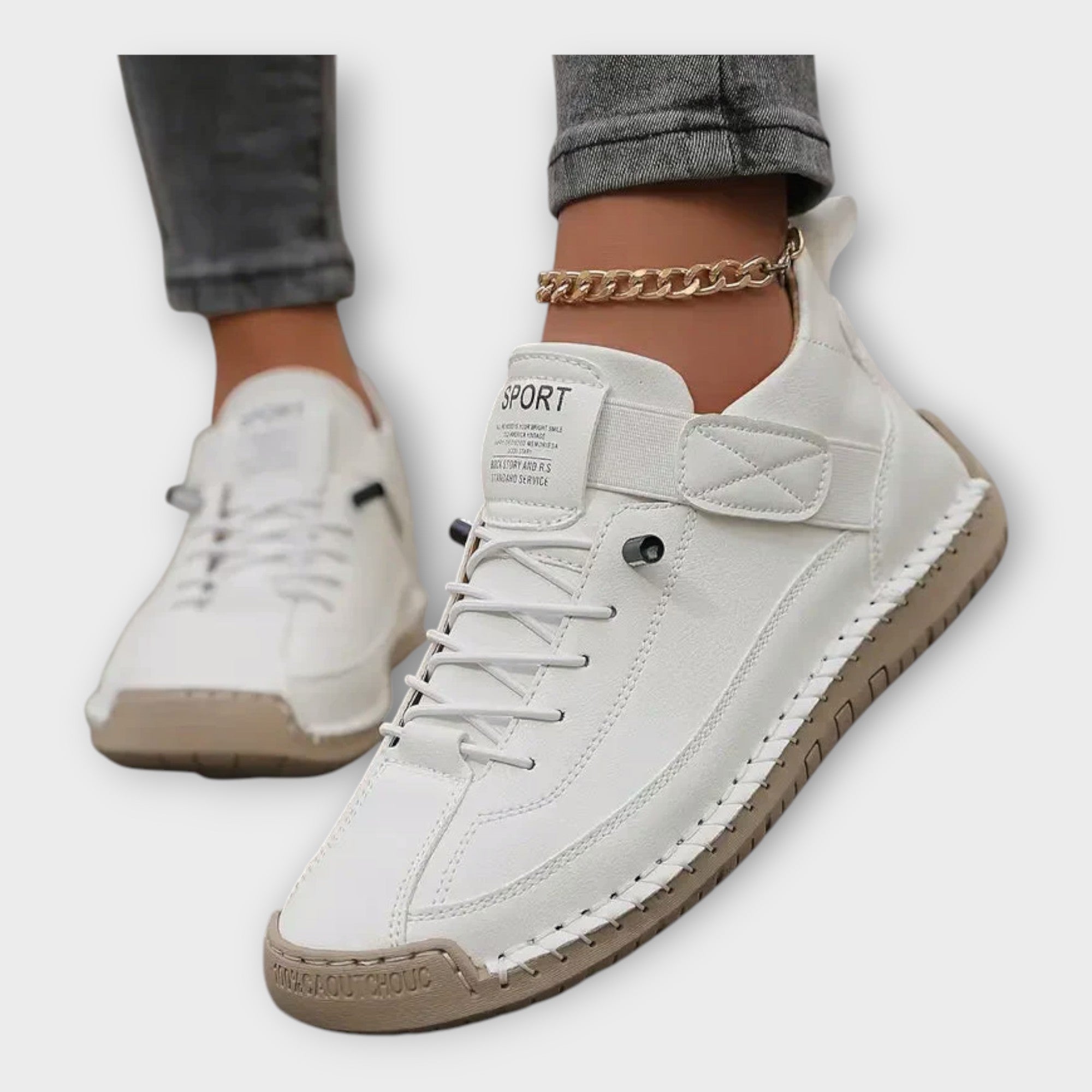 Atletické kožené boty